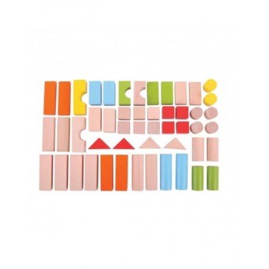 Bigjigs medinės kaladėlės - Mediniai žaislai