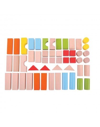 Bigjigs medinės kaladėlės - Mediniai žaislai Bigjigs medinės kaladėlės - Mediniai žaislai