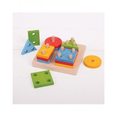 Bigjigs medinė lavinamoji formelių dėlionė - Lavinamieji žaislai