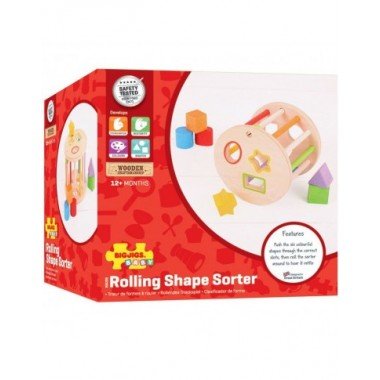 Bigjigs medinė formų rūšiuoklė - Mediniai lavinamieji žaislai vaikams