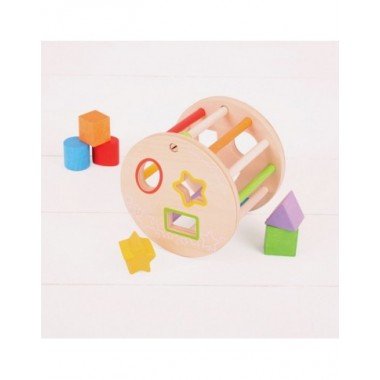 Bigjigs medinė formų rūšiuoklė - Mediniai lavinamieji žaislai vaikams