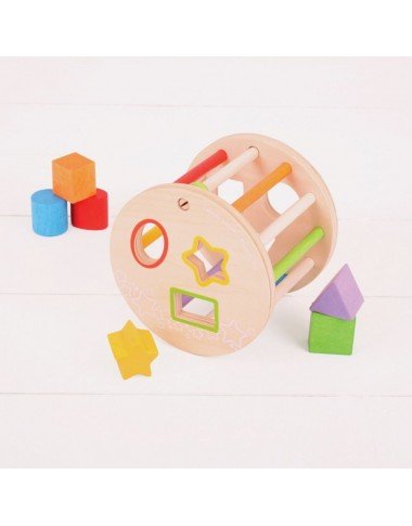 Bigjigs medinė formų rūšiuoklė - Mediniai lavinamieji žaislai vaikams