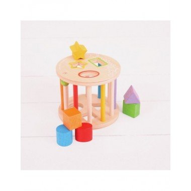 Bigjigs medinė formų rūšiuoklė - Mediniai lavinamieji žaislai vaikams