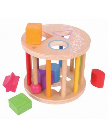 Bigjigs medinė formų rūšiuoklė - Mediniai lavinamieji žaislai vaikams