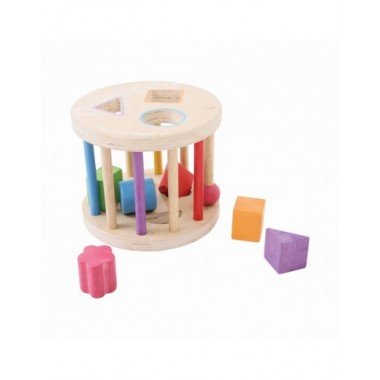 Bigjigs medinė formų rūšiuoklė - Mediniai lavinamieji žaislai vaikams