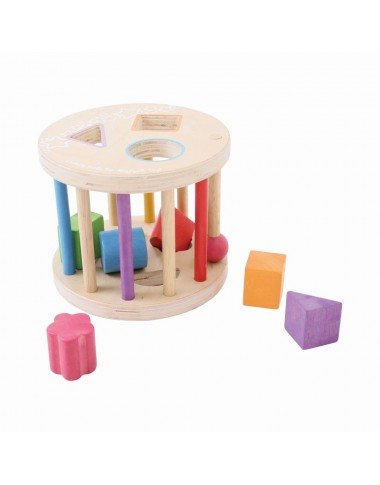 Bigjigs medinė formų rūšiuoklė - Mediniai lavinamieji žaislai vaikams