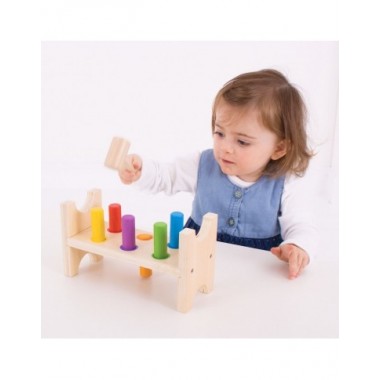 Bigjigs medinis kalimo žaidimas - Mediniai lavinamieji žaislai