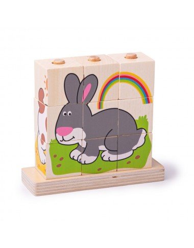 Bigjigs medinė suveriama dėlionė - Medinės dėlionės