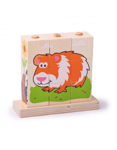 Bigjigs medinė suveriama dėlionė - Medinės dėlionės