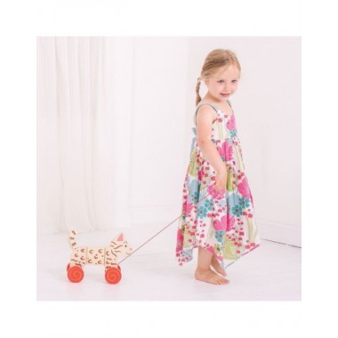 Bigjigs medinis traukiamas Kačiukas - Mediniai žaislai