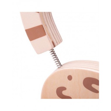 Bigjigs medinis traukiamas Kačiukas - Mediniai žaislai