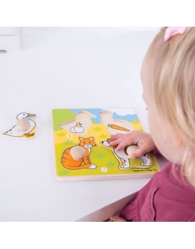 Bigjigs medinė formų dėlionė - Lavinamosios medinės dėlionės vaikams