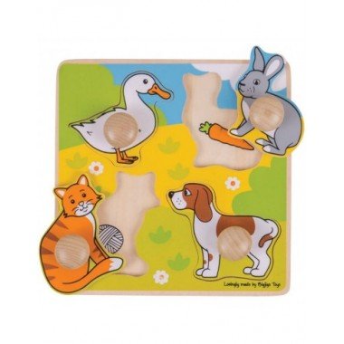 Bigjigs medinė formų dėlionė - Lavinamosios medinės dėlionės vaikams