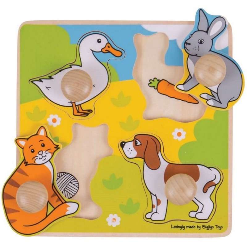 Bigjigs medinė formų dėlionė - Lavinamosios medinės dėlionės vaikams