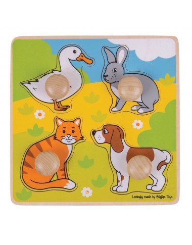 Bigjigs medinė formų dėlionė - Lavinamosios medinės dėlionės vaikams