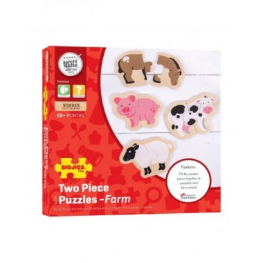 Bigjigs medinės dėlionės - Dėlionės vaikams