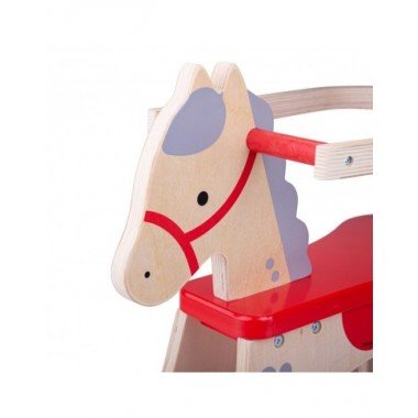 Bigjigs medinis supamas Arkliukas - Mediniai žaislai