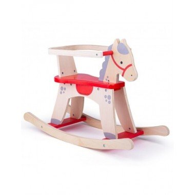 Bigjigs medinis supamas Arkliukas - Mediniai žaislai