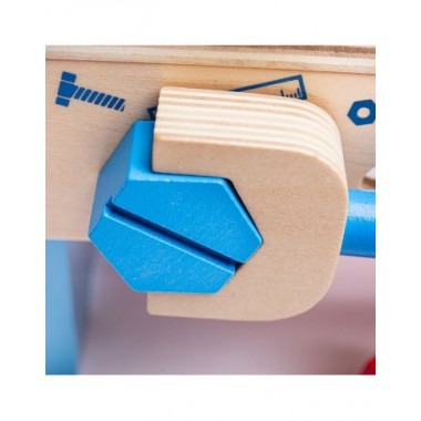 Bigjigs medinis meistro lagaminas-stalas - Mediniai žaislai vaikams