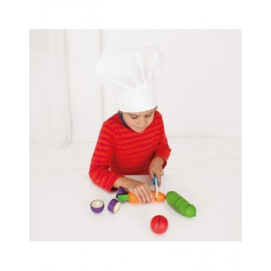 Bigjigs medinės pjaustomos daržovės - Mediniai žaislai