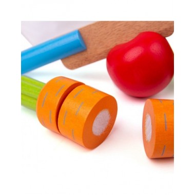 Bigjigs medinės pjaustomos daržovės - Mediniai žaislai