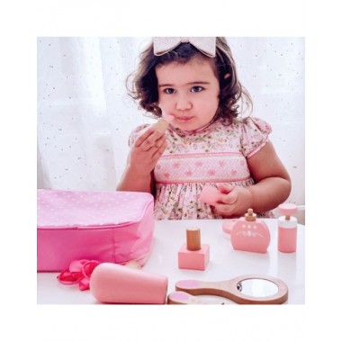 Bigjigs medinis kosmetikos rinkinys - Žaislai mergaitėms
