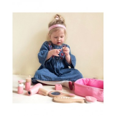 Bigjigs medinis kosmetikos rinkinys - Žaislai mergaitėms