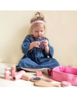 Bigjigs medinis kosmetikos rinkinys - Žaislai mergaitėms