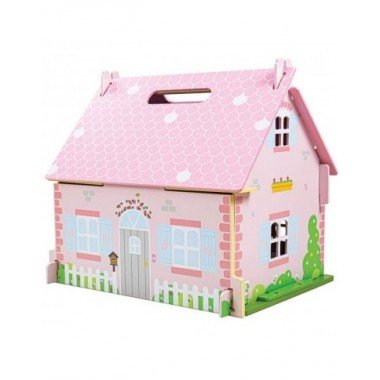 Bigjigs medinis lėlių namas - Lėlių namai
