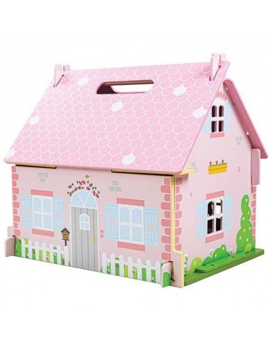 Bigjigs medinis lėlių namas - Lėlių namai