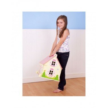 Bigjigs medinis lėlių namas - Lėlių namai