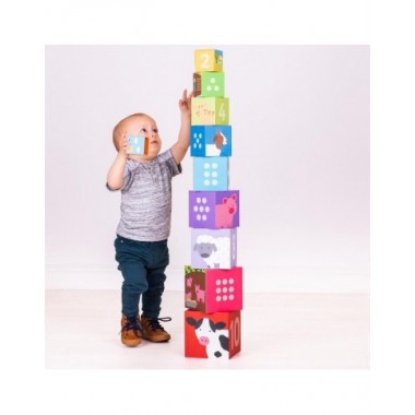 Bigjigs lavinamasis žaislas bokštas - Žaislai vaikams