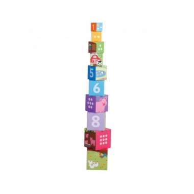 Bigjigs lavinamasis žaislas bokštas - Žaislai vaikams