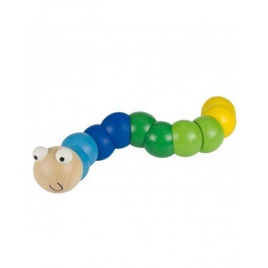 Bigjigs vinguriuojantis medinis kirmėliukas - Mediniai žaislai