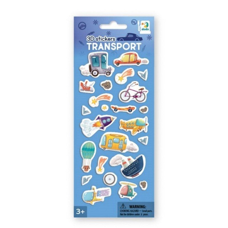 Dodo 3D lipdukai vaikams - Parduotuvė vaikams