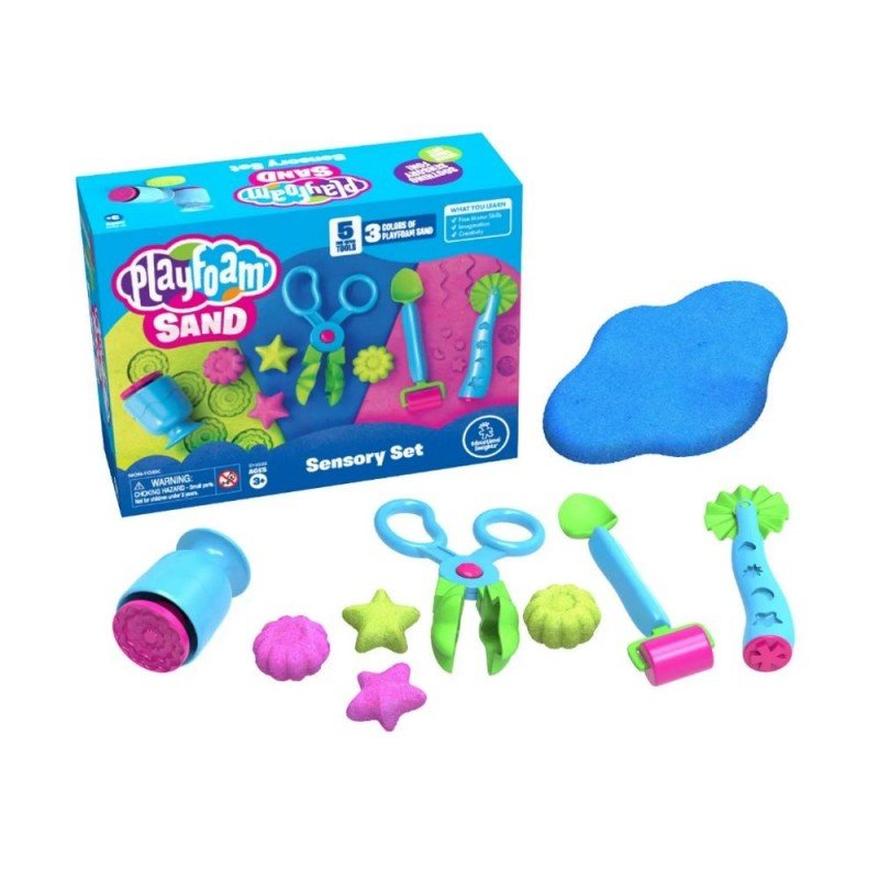 Playfoam sensorinis smėlis - Sensoriniai lavinamieji žaislai vaikams nuo 3 metų