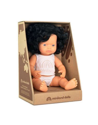 Miniland lėlė mergaitė - Žaislų parduotuvė