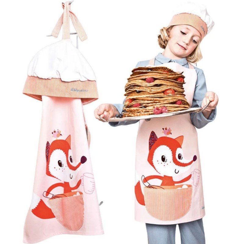 Lilliputiens vaikiška prijuostė su kepure - Stilingos prekės vaikams