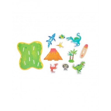 Tiger Tribe vonios žaidimas-dėlionė Dinozaurai - Vonios žaislai vaikams nuo 2 metų