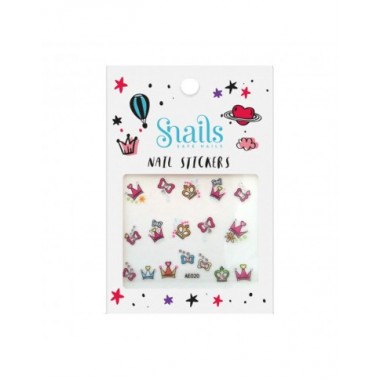 Snails vaikiški nagų lipdukai - Vaikiška kosmetika