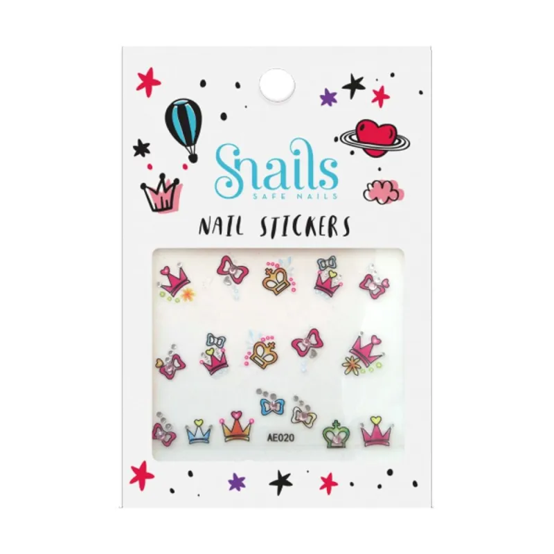 Snails vaikiški nagų lipdukai - Vaikiška kosmetika