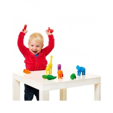 Magnetinės kaladėlės -  Lavinamieji žaislai vaikams nuo 1 metų