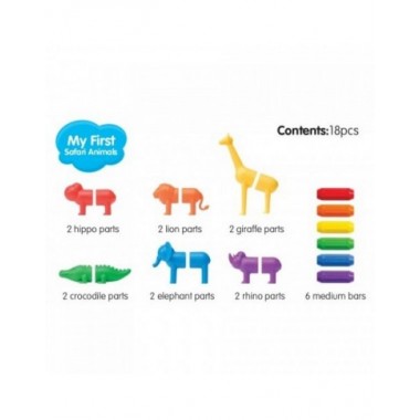 Magnetinės kaladėlės -  Lavinamieji žaislai vaikams nuo 1 metų