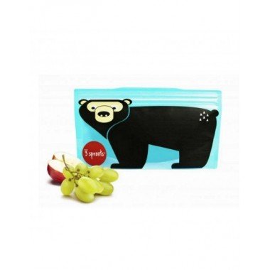 3 Sprouts daugkartiniai užkandžių maišeliai - Užkandžių dėžutės ir maišeliai vaikams