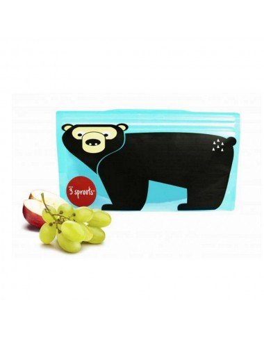 3 Sprouts daugkartiniai užkandžių maišeliai - Užkandžių dėžutės ir maišeliai vaikams