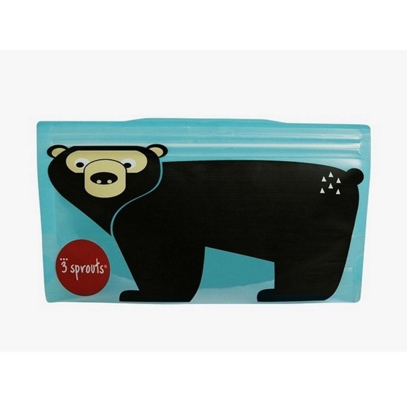 3 Sprouts daugkartiniai užkandžių maišeliai - Užkandžių dėžutės ir maišeliai vaikams