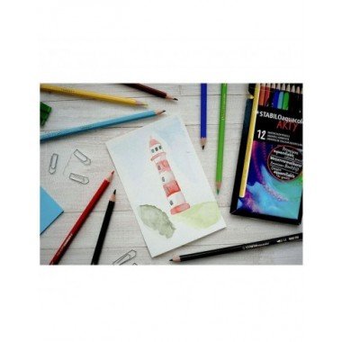 Stabilo akvareliniai pieštukai - Kanceliarinės prekės vaikams