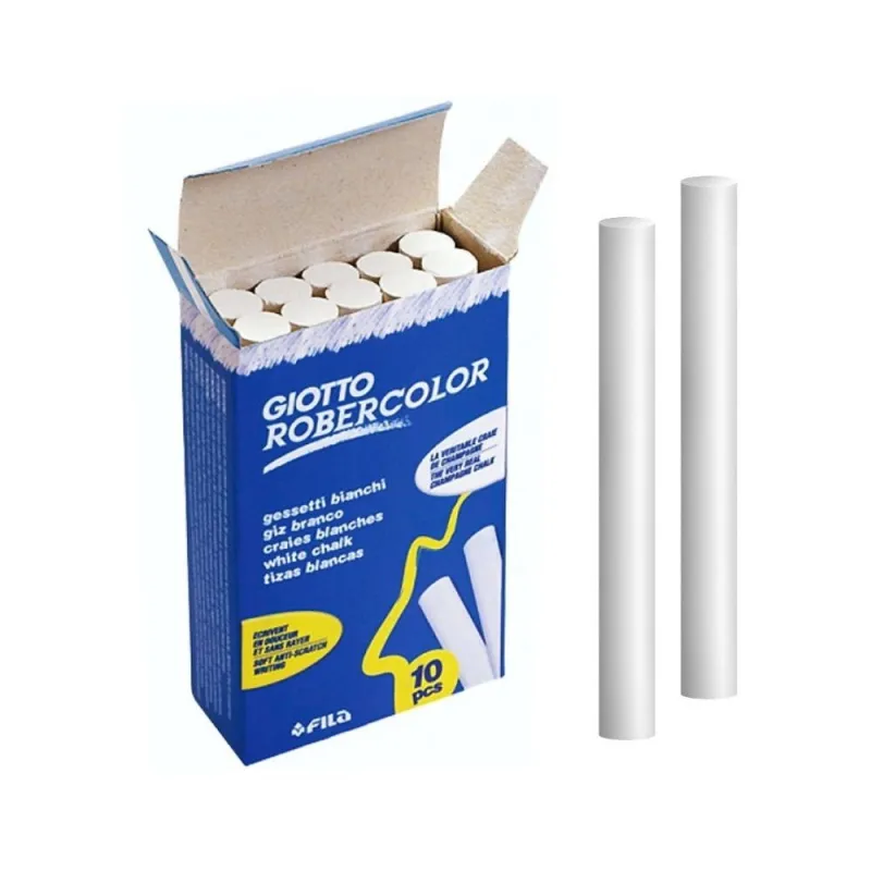 Balta kreida (10 vnt.) - Piešimo priemonės vaikams