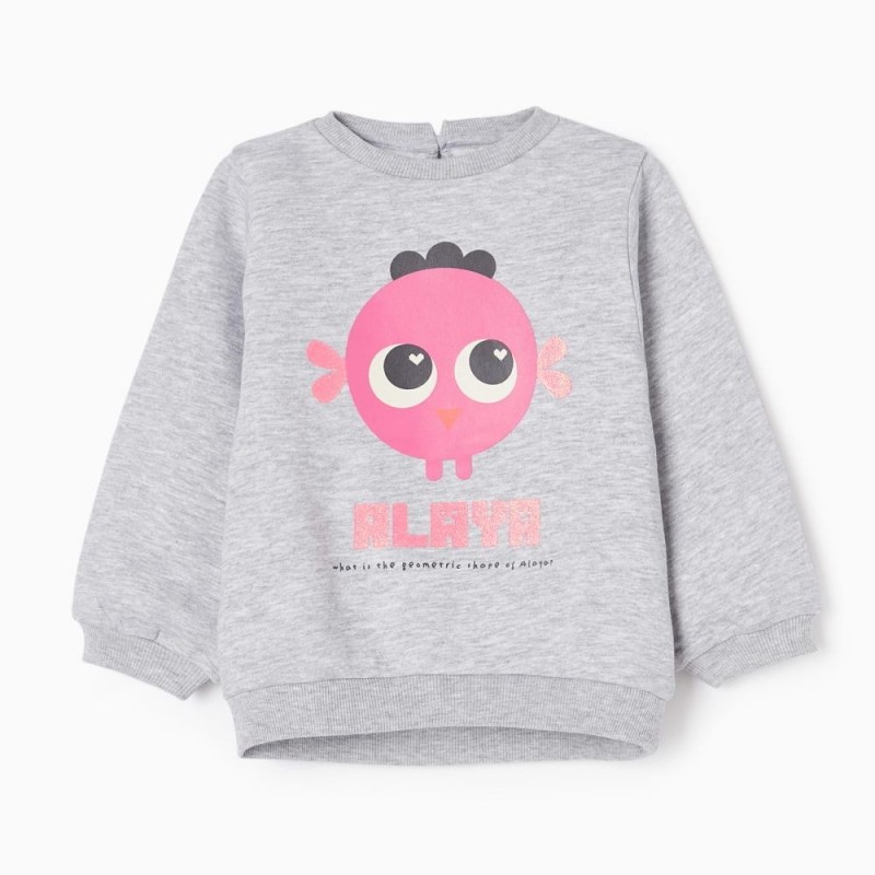 ZIPPY pilkas džemperis mergaitei - Apranga vaikams