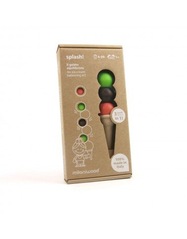 Milaniwood ledų žaidimas Splash - Edukaciniai mediniai žaidimai